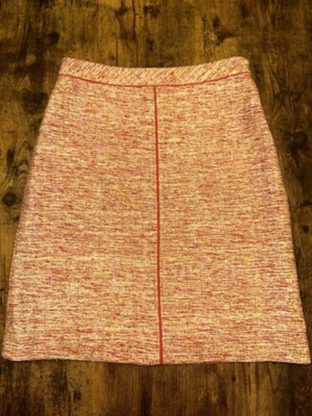 Ann Taylor Petites Vintage 100% Silk Tweed A-Line Skirt